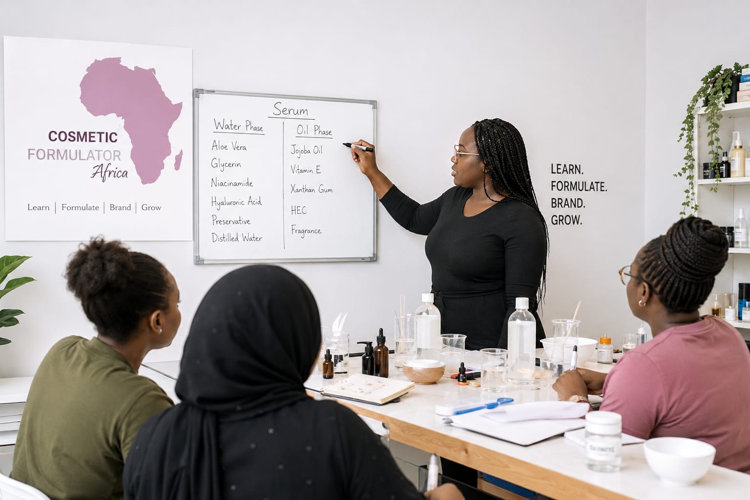Cosmetics Formulator Africa Training